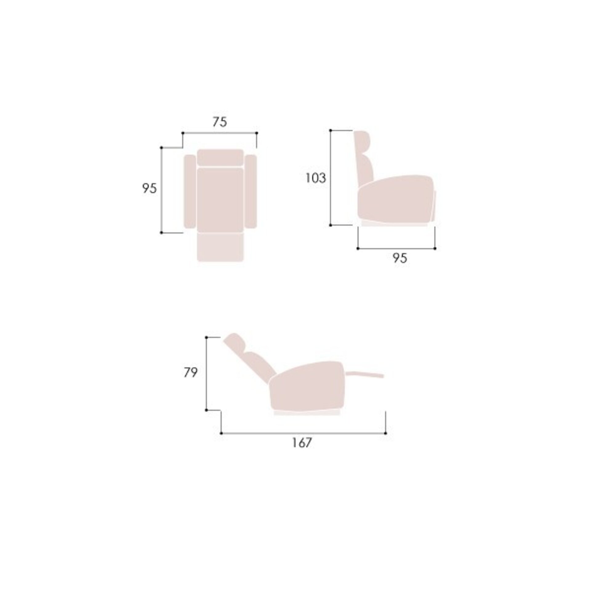 SILLON RELAX MOD. FIONA - 3