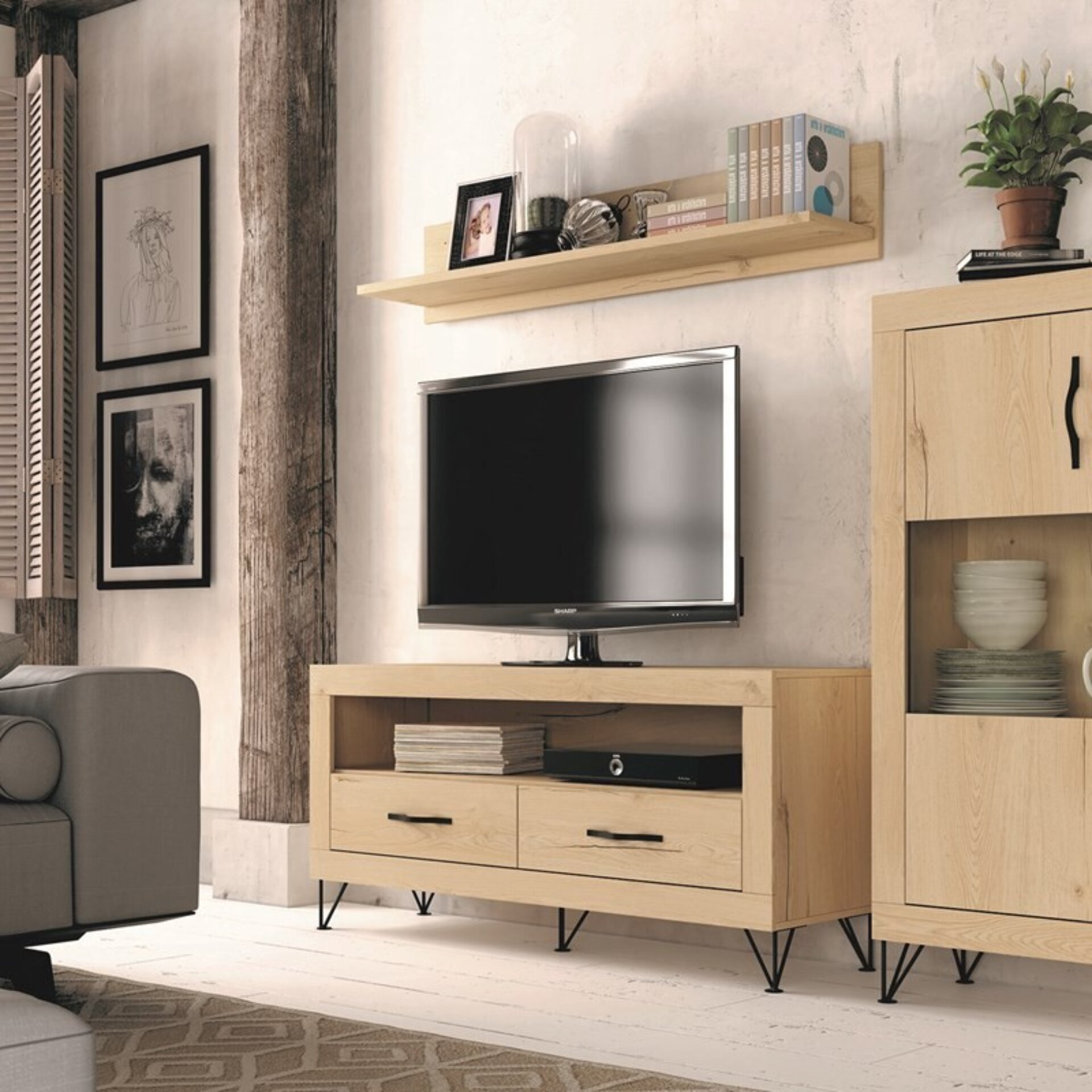 BAJO TV - MOD. M1 - 130CM - 2