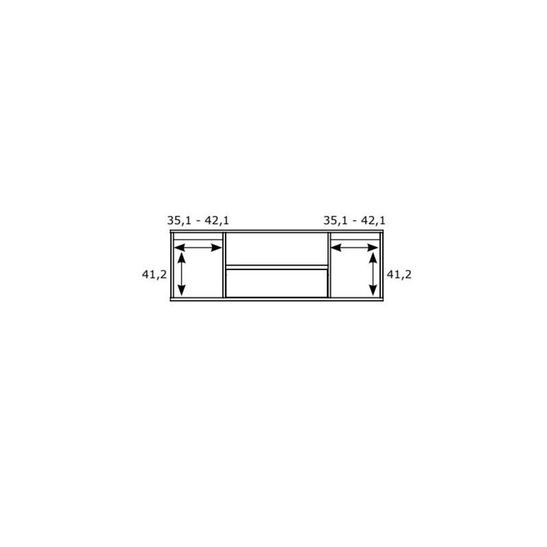 BAJO TV MOD. K2  - 150cm/178cm - 8